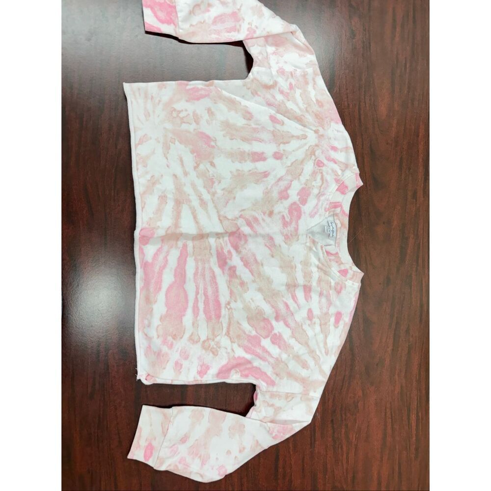 Love Fire Girls Tie Dye Cropped Hoodie Size X-Large